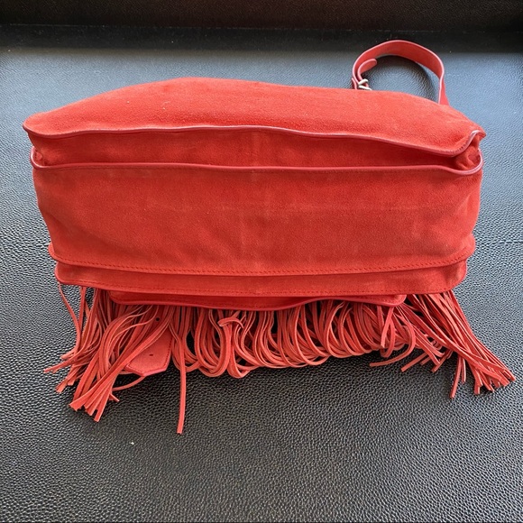Proenza Schouler, ps1, fringe, coral, suede. - Picture 3 of 5